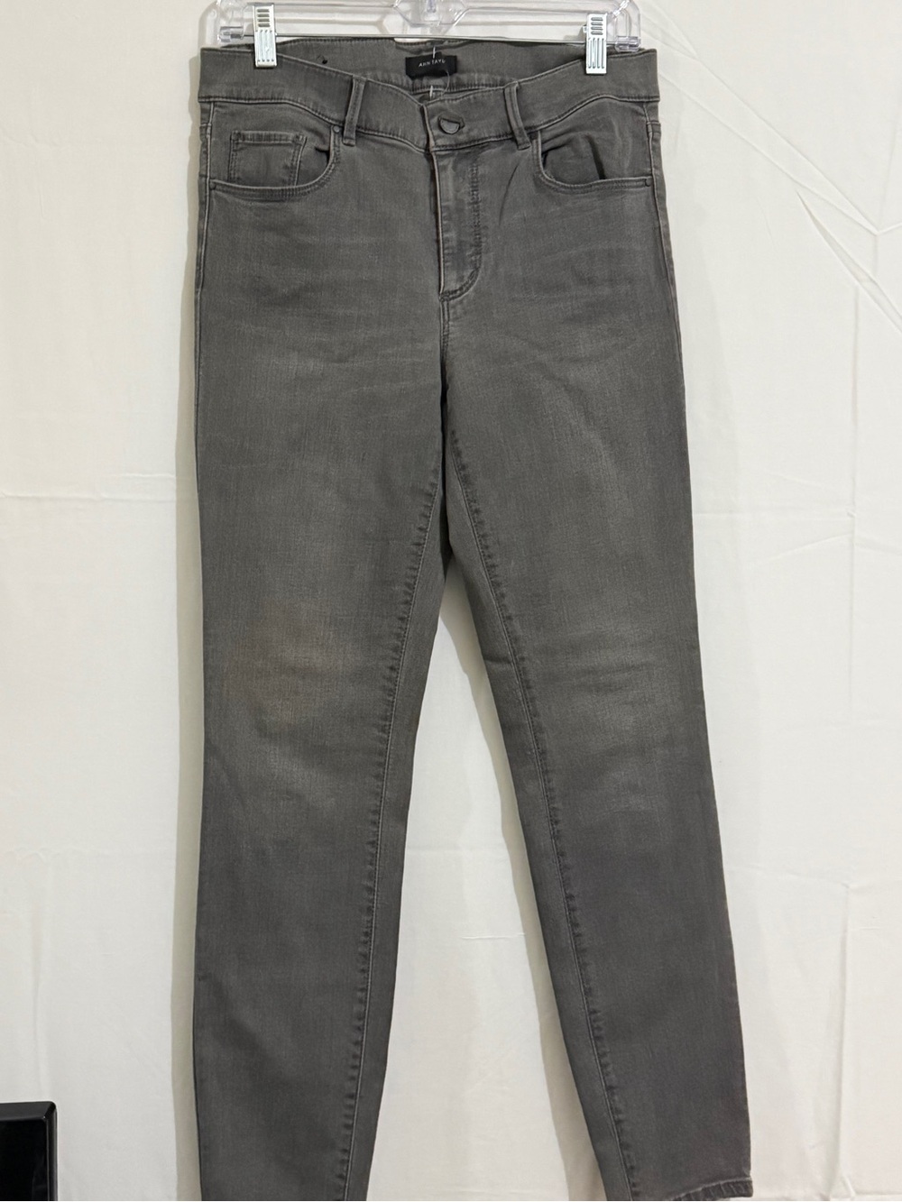 Ann Taylor Men's Slim Straight Jeans — Charcoal Gray